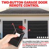 Kingdder 4 Pcs 8 Dip Switch Garage Door Remote Two