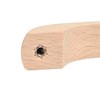 Mysummer 5PCS Wooden Handles for Cabinet Solid Handle Unfinished for