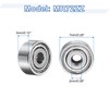 sourcing map 12Pcs MR72ZZ Small Bearing, 2mm ID 7mm OD
