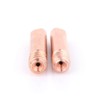 40Pcs Mig Welding Contact Tips, 25mmx0.8mm Copper Welder Tips for