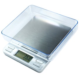 Horizon TPS-2000 Digital Precision Jewelry Scale with Trays, 2000g by 0.1g Portable Scale for Shipping Kitchen and Jewelry