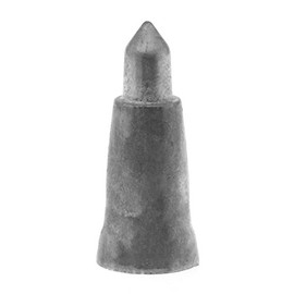 Stock-Fachmann® Mountain Pole Tip Metal Tip Nickel-Plated Inner Diameter Approx. 20 mm Outer Diameter Approx. 22 mm Length Approx. 55 mm