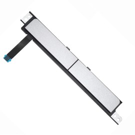 Fleshy Leaf Touchpad Trackpad Button Board Replacement for Dell Precision 3540 3550 3551 Latitude 5400 5401 5402 5405 5409 5500 5501 5502 5505 5509 5510 5511 5410 5411 0TY8H6 0781D2 0XJ53Y Silver