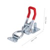 COHEALI 4Pcs Heavy Duty Adjustable Toggle Clamps Iron Latch Clamps