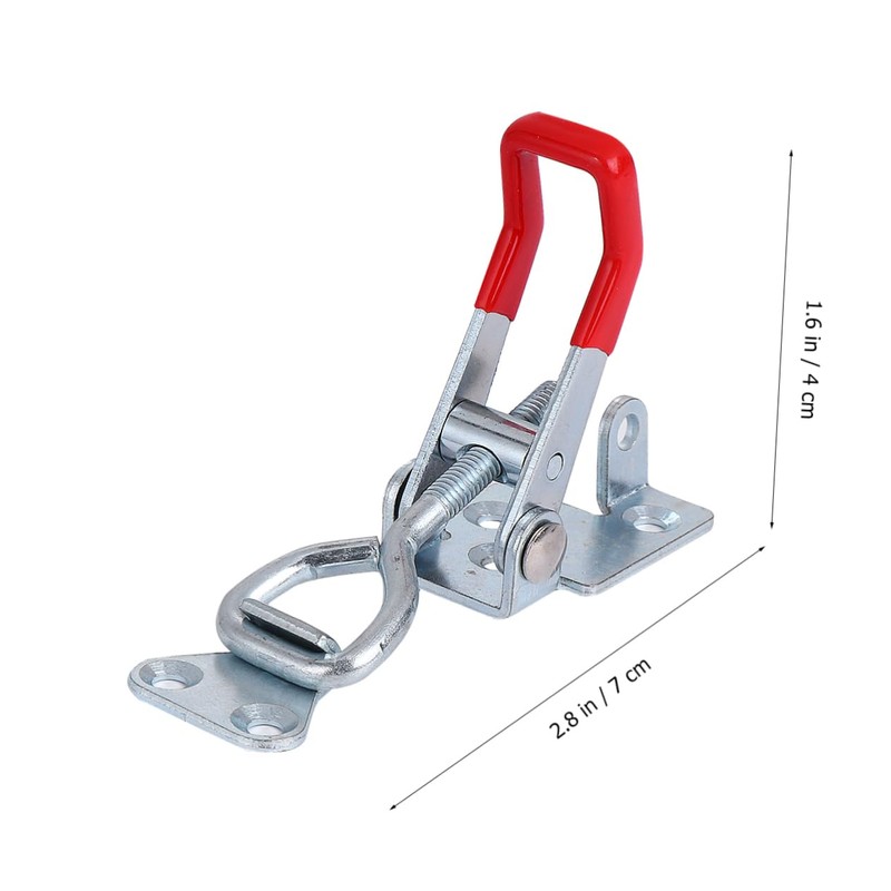 COHEALI 4Pcs Heavy Duty Adjustable Toggle Clamps Iron Latch Clamps