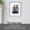 Mikasa Mirror Front with Walnut Sides Portrait Gallery Frame, Displays