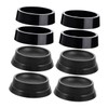 SEWACC 8pcs Non Slip Furniture Caster Cups Chair Leg Caps