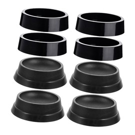 SEWACC 8pcs Non Slip Furniture Caster Cups Chair Leg Caps for Hard Floors Wear Resistant Protective Pads Quiet Scratch Resistant Chair Feet Covers for Laminate Tile Durable Skid Furniture