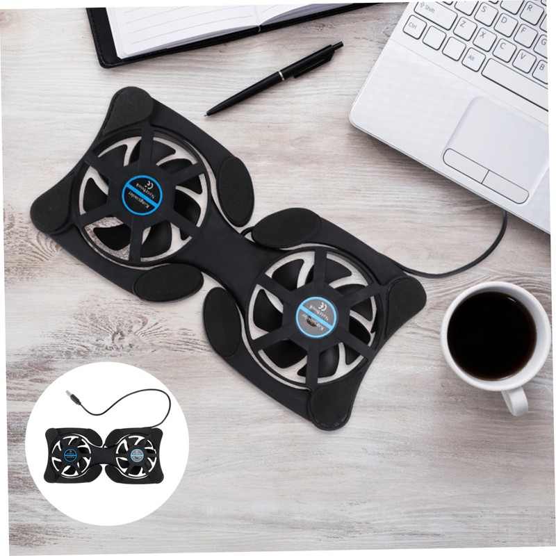 SEWACC Portable Foldable Laptop Cooler USB Notebook Cooling Mat with