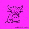Highland Cow 3D Printed Cookie Cutter - XS - 2.5