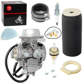 Carburetor Carb & Air Filter foam & Intake Manifold Boot Kit For Yamaha Grizzly 660 2002 2003 2004 2005 2006 2007 2008 Carb
