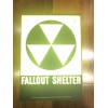 FALLOUT SHELTER SIGN Original U.S. Gov Issue. 10x14 Steel