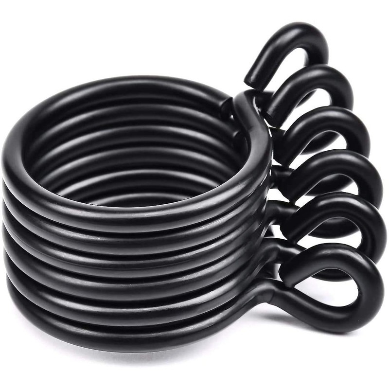 Curtain Rings with Eyelet - 1.7" Metal Ring for Curtain