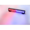 LE-JX Blue/Red Wireless Traffic Advisor Emergency Lights Bar Beacon Led