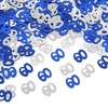 30g Blue Happy Birthday Confetti Foil Metallic Glitz Table Scatter