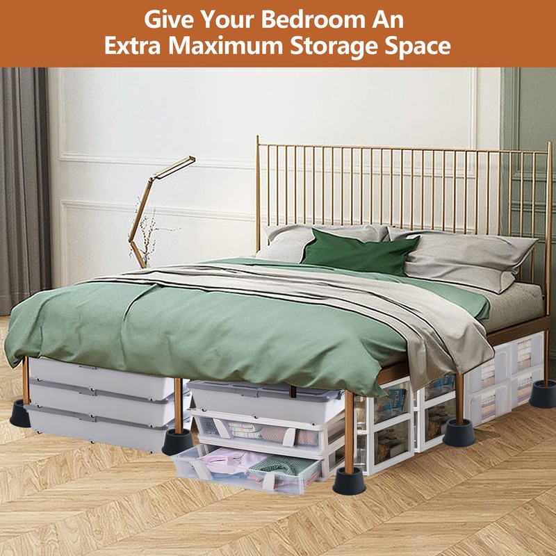 DEDU Bed Risers 2 Inch Heavy Duty 9 Pack, Furniture