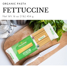 Organic Fettuccine, 100% Durum Wheat, Italian Pasta, Premium Quality Product of Italy (4 pack x 16 Oz) Non GMO, Vegan, Kosher Certified by L'Oro del Sud