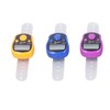 6 Pcs Electronic Finger Counter Portable Lightweight Adjustable Ring Clicker
