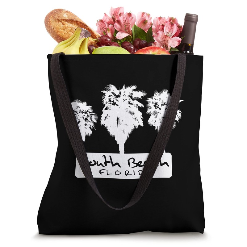 Oversized Palms Print - Creative South Beach, FL - White