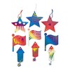 4Th of July Magic Scratch Ornaments - Crafts for Kids