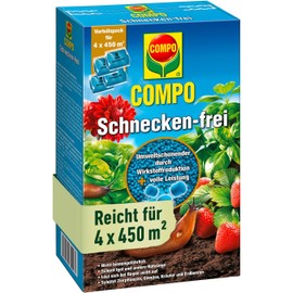 Compo Snail-free, Sprinkled Granulate, Snail Control With A Broad Spectrum Of Activity E.g. Against Slugs, Garden And Forest Snails, blue