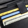Hans Kniebes Men's Leather Wallet with Latch in Portrait Format