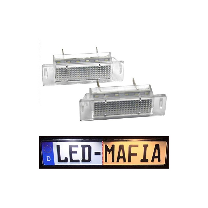 LED Number Plate Lighting Module E-Mark Plug & Play Xenon