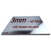 3mm Aluminium Sheet Plate- MULTIPLE SIZE'S & PACK QTY'S -
