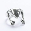 AiO Japan Ring, Upper Body, Frog, Silver Accessory, Silver Ring,
