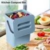 LALASTAR Compost Bin Kitchen, Small Compost Bin for Kitchen, Countertop
