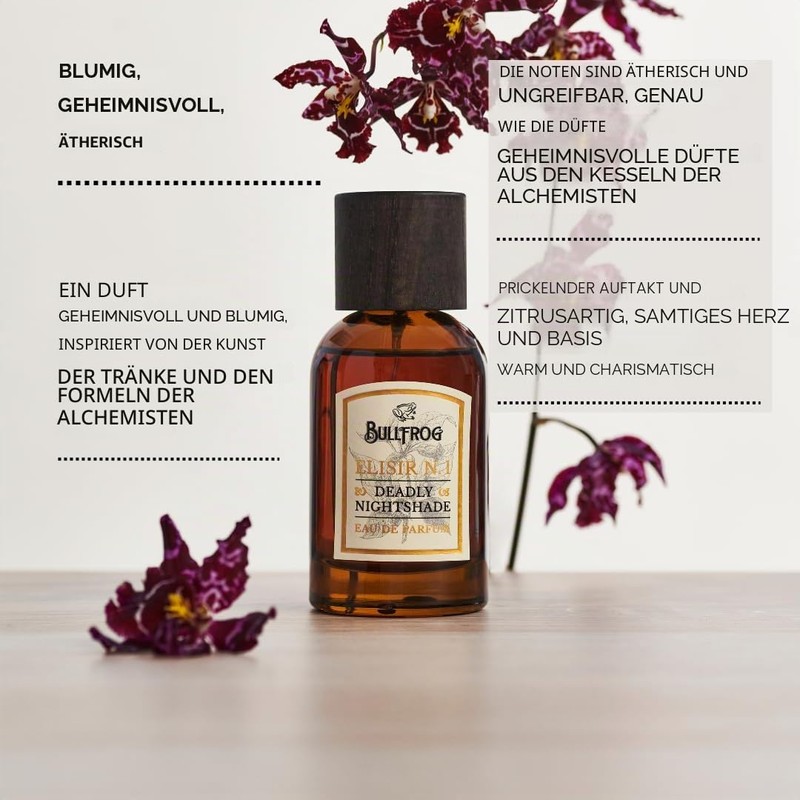 Bullfrog - Elisir N.1 Deadly Nightshade, Floral and Mysterious Fragrance