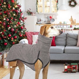 Whippet Turtleneck Dog Coats,Winter Warm Whippet Jumpers Jackets for Dogs,Turtleneck Shirt Fleece Vest Pet Sweatshirt for Small Medium Big Puppy Clothes for Parties Daily Wear