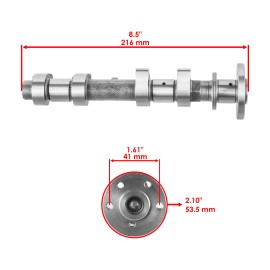 Caltric Intake Exhaust Camshaft Assembly fits Polaris RZR XP 4 1000 2015 2016 2017-2021