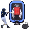 PGL 3x4.5FT Baseball Pitching Target, Pop Up Baseball Net with