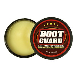 Boot Guard Leather Dressing: Restores and Conditions Leather Boots, Shoes, Automotive Interiors, Jackets, Saddles, Unscented, 5 Ounce Jar