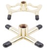 GOSONO New 2Pcs Brass Coated Metal Brass Bridge Head Pool