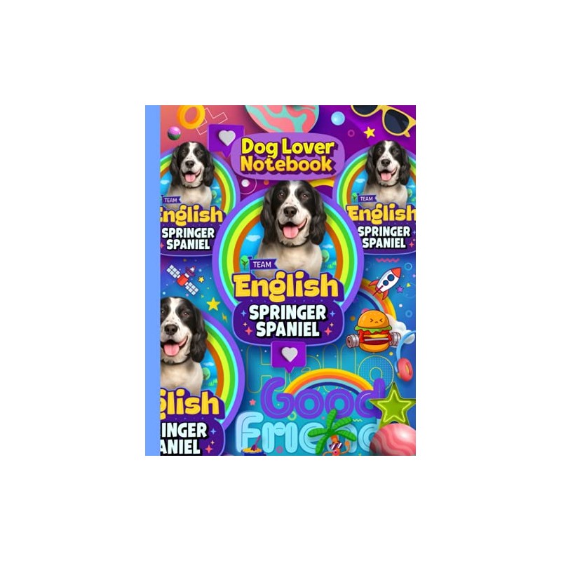 English Springer Spaniel dog lover notebook: Notebook Journal for School