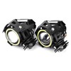 2PCS 12V 30W 3000lm U7 LED Angel Eyes Spotlight White