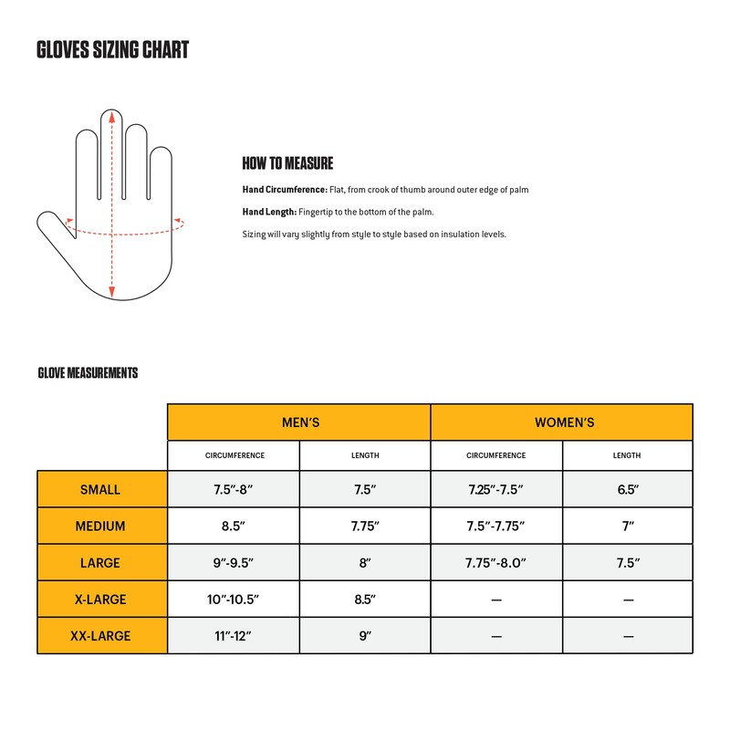 Carhartt A553 - Guantes de piel para hombre, Grande, G
