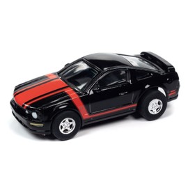 Auto World Super III 2005 Ford Mustang GT (Black) HO Scale Slot Car