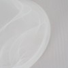 SHENGQINGTOP 12"D Alabaster Glass Domed Shade with 1.65" Opening, Pendant
