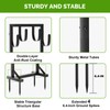 GAVISCITY Heavy-Duty Garden Hose Holder with Stable Base and Tool