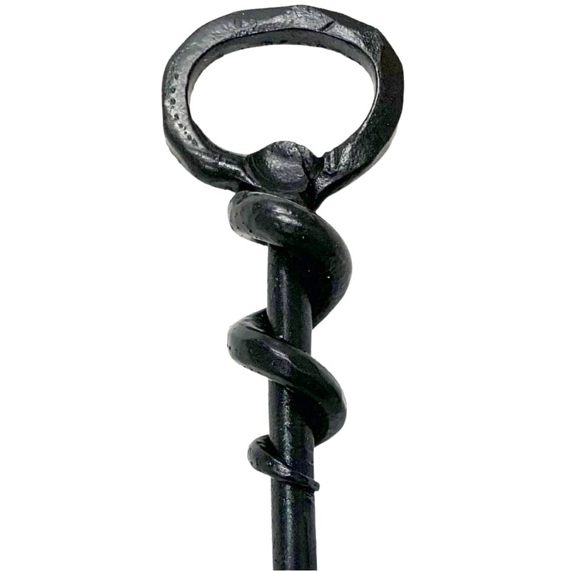 Evvy Hand Made Fire Pit Poker with Bottle Opener -