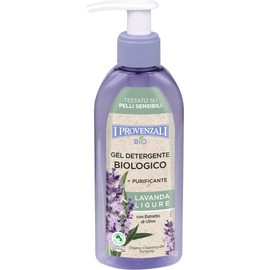 I Provenzali Organic Cleansing Gel for Daily Use with Lavender Ligure with Olive Extract, 1 x 150 ml