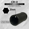 21mm Metric Deep Scaffolders, Scaffolding Impact Socket 1/2" Drive with