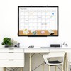 QUEENLINK Large Dry Erase Calendar for Wall, 36"x24" Double-Sided Magnetic
