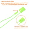 sourcing map 140Pcs Nylon Hang Tag String 6.7Inch Snap Lock