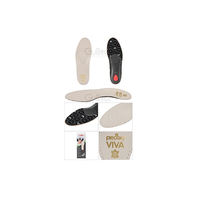 Kifidis 9PED2TABU00009 187 pedag Viva Normalbow Romper Leather Orthopaedic Insole,