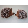 Set of Two Twig Hedgehog Christmas Decorations by Gisela Graham