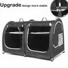 Mispace Portable 2 Pet Carriers for Cats Collapsible Cat Condo